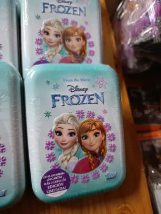 12 Cajas Metálicas Frozen 24 Cromos c/u