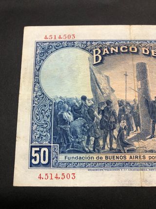 Billete 50 Pesetas Banco de España 1927