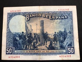 Billete 50 Pesetas Banco de España 1927