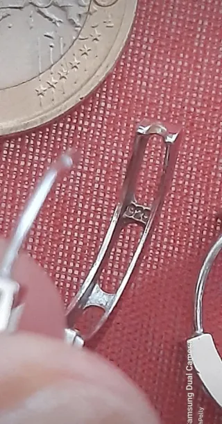 Orecchini luminosi Arg 925 e zirconi