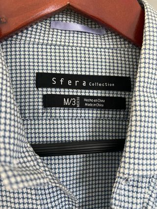 Camisa Sfera Manga Larga Talla M