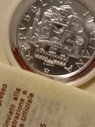 Moneta Argento Collezione IPZS Sezione Zecca