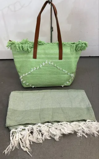 Bolsa de Playa y Toalla Mandala Azul