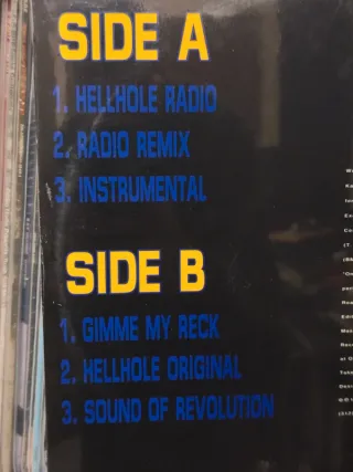 Vinilo Rap D 2 Tha S - Livin In A Hellhole 12"