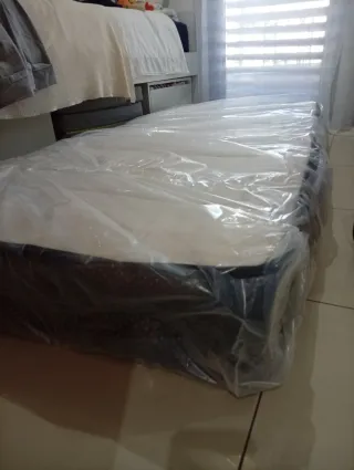 Colchón 90x200x20 cm muelles