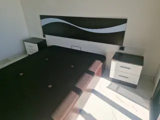 Habitación completa: Canape 150 cabecero y mesitas