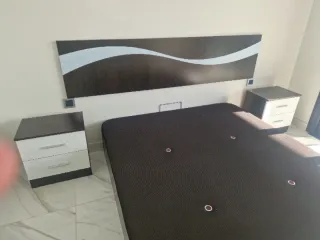 Habitación completa: Canape 150 cabecero y mesitas