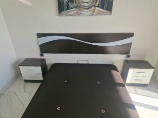 Habitación completa: Canape 150 cabecero y mesitas