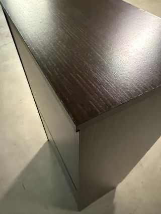 Scarpiera legno marrone scuro