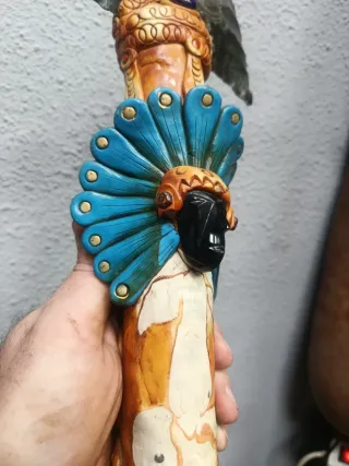 Hacha Azteca de Sílex y Ónice - Palo de Agua