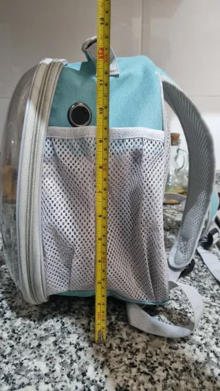 Mochila Transportín para Mascotas Transparente