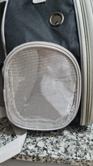 Mochila Transportín para Mascotas Transparente