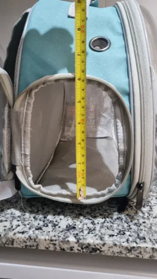 Mochila Transportín para Mascotas Transparente