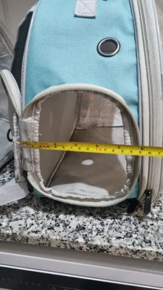 Mochila Transportín para Mascotas Transparente