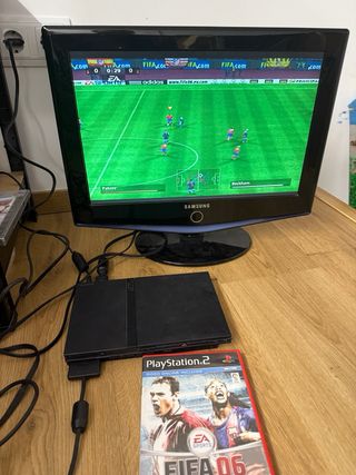 Consola PS2 con 3 juegos y demos