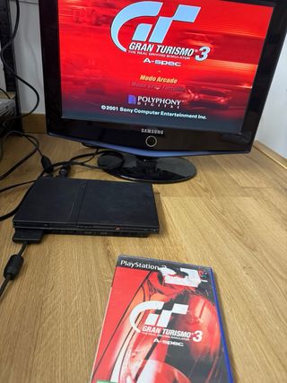 Consola PS2 con 3 juegos y demos