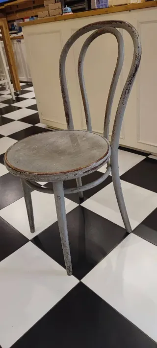 10 Sillas Vintage Madera Estilo Tonhe