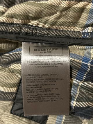 Chaqueta Belstaff Negra Acolchada