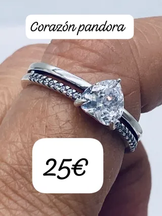 Anillo  Corazón Plata