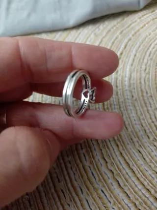 Anillo  Corazón Plata