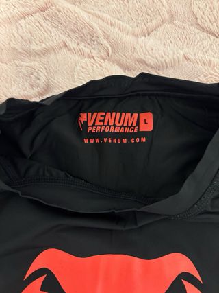 Camiseta Entrenamiento Venum MMA Negra Talla M