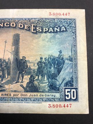 Billete 50 Pesetas Banco de España