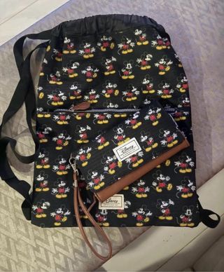 Mochila y monedero Disney Mickey Mouse