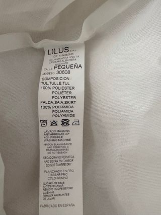 Cancán de niña blanco