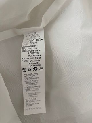 Cancán de niña blanco