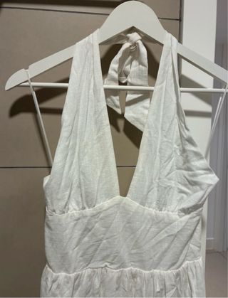 Vestido largo verano blanco