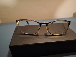 Occhiali DSQUARED2 uomo neri e oro