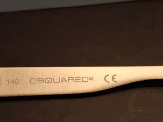 Occhiali DSQUARED2 uomo neri e oro