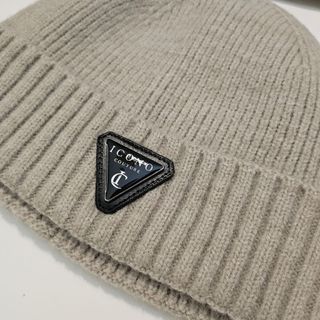 Pack 2 Gorros Beanie ICONO Negro y Beige