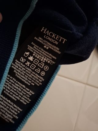 Jersey Hackett niño 5-6 años letras