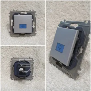 Mecanismos pulsadores de luz bticino