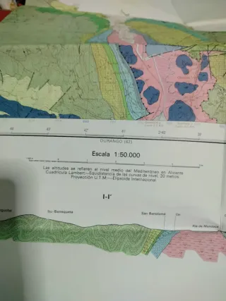 Mapa Geológico España Bermeo IGME 1:50.000
