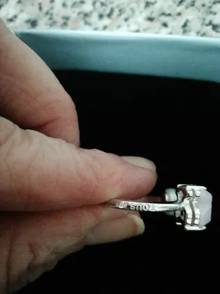 Anillo Plata 925 Vermeil Rosa