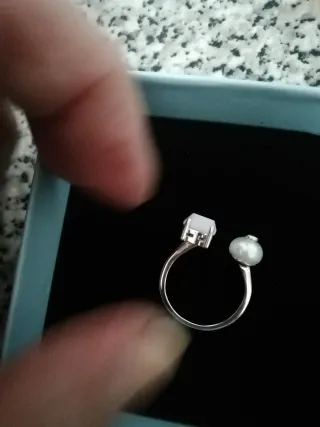 Anillo Plata 925 Vermeil Rosa