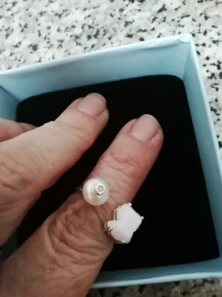 Anillo Plata 925 Vermeil Rosa