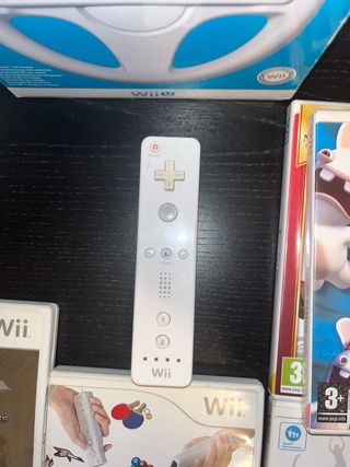 Consola Nintendo Wii one+ Mando+juegos+volante