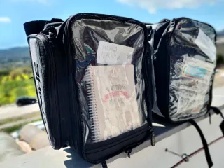 Bolsas magnética depósito moto Saiko 2 en 1