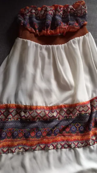 Vestido corto estampado para eventos