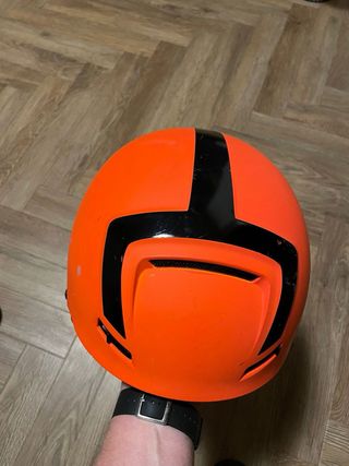 Casco naranja esquí/snowboard Talla XL