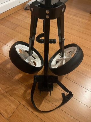 Bolsa de golf TaylorMade roja / blanca-palos-carro