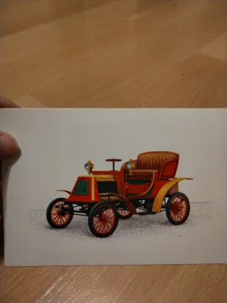 Postales colección de Coche Antiguos Bologna 1908