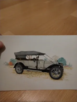 Postales colección de Coche Antiguos Bologna 1908