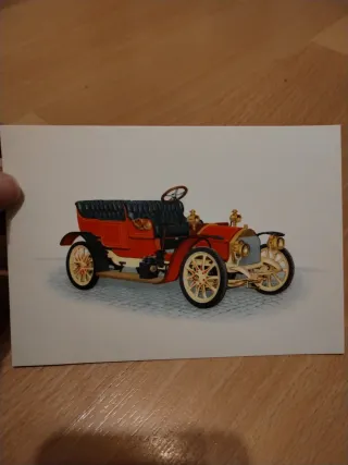 Postales colección de Coche Antiguos Bologna 1908