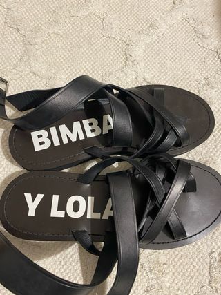 Sandalias Bimba y Lola Talla 40 Negras