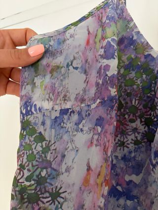 Camiseta tirantes estampada talla única