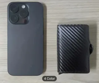 Cartera tarjetero con cremallera